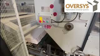 VIDEO OVERSYS  U63830123 BOBST SPO 1575 EEG FLAT BED DIE CUTTER