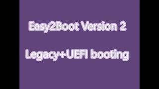 Setting up an Easy2Boot v2 Legacy+Secure-boot UEFI multiboot drive (increased volume)