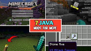 TOP 7 Best Mods/Addon To Turn Your MCPE Into Minecraft Java Edition 1.20+