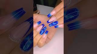 Blue Acrylic Nails Designs || Blue Nails || Acrylic Nails