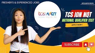 TCS NQT Hiring For 2019 - 2025 Batches | Any Graduate | Latest Fresher Jobs | Off Campus Drives‍