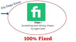 Fix Fiverr Oops Something Went Wrong Error. Please Try Again Later Problem Error Solved