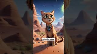 Whiskers Exploring the Martian Landscape #MartianAdventure #Exploration  #AlienWorld #FelineExplorer