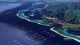 2024 Olympic Surfing competition location in Tahiti is beautiful -- and fatal