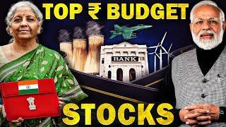 Top 15 Budget Stocks | BUDGET 2024 Top 5 Sectors | Multibagger Budget Stocks