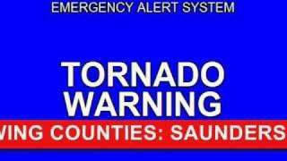 Emergency Alert System - Tornado Warning Omaha.