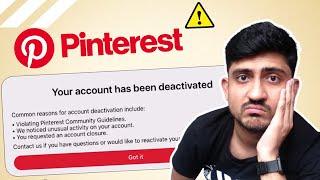 Pinterest Suspended My Account | How To Recover Suspended Pinterest Account