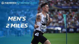 Jakob Ingebrigtsen sets a new world best in the two miles in Paris - Wanda Diamond League 2023