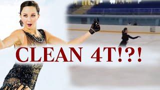 CLEAN QUAD TOELOOP by Elizabeth tuktamysheva??? Yes, depending on how you consider the landing!