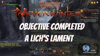 Neverwinter - Objective Completed - A Lich's Lament