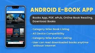 Android EBook App (Books App, PDF, ePub, Online Book Reading, Download Books) Source Code