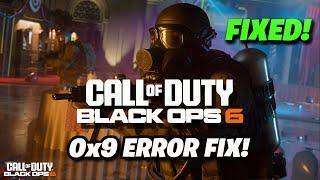 FIX Call of Duty Black Ops 6 0x9 Error Crash on XBOX GAME PASS