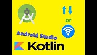 Check Internet Connection Wifi or Mobile Data by Android Using Kotlin