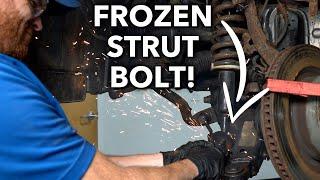 Frozen Stuck Strut Bolt? Try These Tricks Before Cutting It!