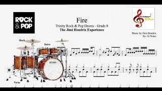 Fire - Jimi Hendrix - Trinity Rock & Pop Drums - Grade 8