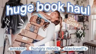 HUGE Book Haul  20+ books | Blackwell's + Amazon + Hungry Minds