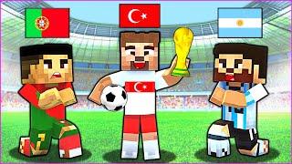 MINECRAFT FOOTBALL PLAYER COUNTRIES ARE COMPETING!  - Minecraft