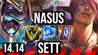 NASUS vs SETT (TOP) | 700+ games, 6/2/5 | VN Master | 14.14