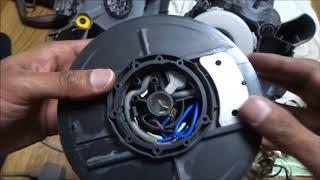 How to fix damaged wires in a cord rewind on a Dyson Hoover