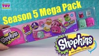 Shopkins SEASON 5 Mega 20 Pack Unboxing Toy Review | PSToyReviews