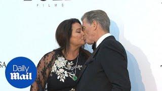 Pierce Brosnan locks lips with wife Keely Shaye Smith in Cannes - Daily Mail