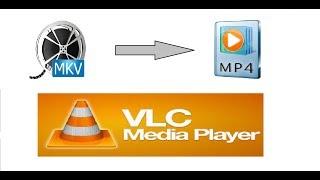 How to convert mkv movie file into mp4 , flv , avi using vlc media player  |  Hindi