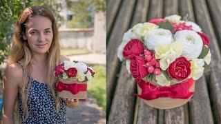 Paper flower arrangement / DIY Tsvoric