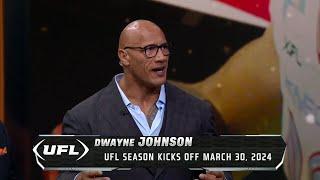 United Football League: Dany Garcia and Dwayne Johnson announce the XFL & USFL merger