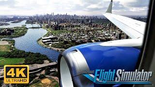 Microsoft Flight Simulator 2020 | 737 MAX LaGuardia Realistic Approach | 4K