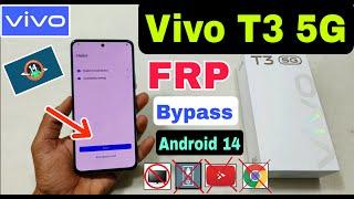 Vivo T3 5G FRP Bypass Android 14 | New Method 2024 | Vivo T3 5G Frp Unlock Without Pc |