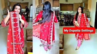 My Best Dupatta settings  #shortvideo  #funny #Tips #hacks