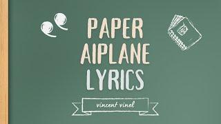 VINCENT VINEL - PAPER AIRPLANE (Official Lyric Video)