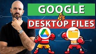 Google Drive Desktop Sync App vs. Working in the Web