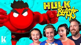 Gang Beasts vs the World (Red Hulk Edition) K-City Gaming