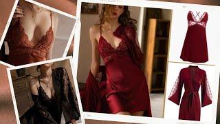 Affordable 2PCS Robe Sets Women Clothing Sexy Night Dress Sleepwear, Let's Try