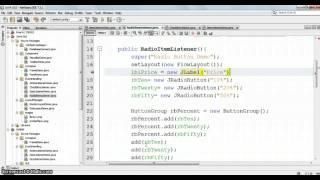 ItemListener Part 2 and RadioItemListener
