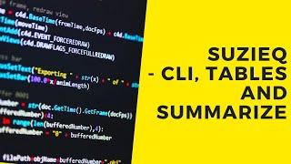 Suzieq Intro - CLI, Tables and Summarize.