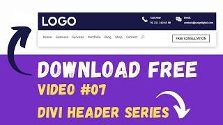 Divi 4 Custom Header  Divi Header Design  Divi Header Tutorial  Divi Theme Tutorials 2022