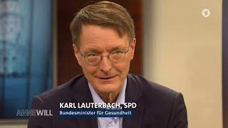 Karl Lauterbach: Wir fürchten weder Tod noch Teufel - Anne Will Omikron