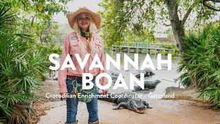 Savannah Boan - Crocodilian Enrichment Coordinator at Gatorland | Visit Orlando