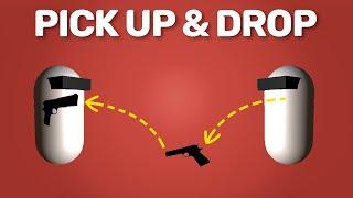 FULL PICK UP & DROP SYSTEM for WEAPONS or ITEMS || Unity3d Tutorial