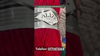 Alize Superlana Maxi   56 rosu - Fire de tricotat rosii - #alize #superlanamaxi #davmimer