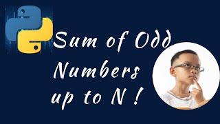 program to print sum of odd numbers upto n