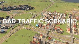 How I BEAT the traffic scenario | Cities:Skylines | Town Planner Plays