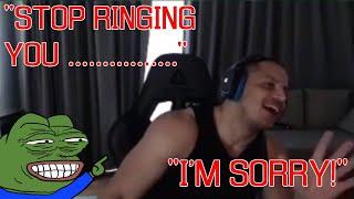 Tyler1 thought it was a friend, but it's Hotel Staff "STOP RINGING"