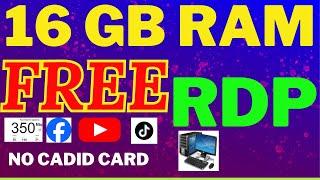 How to Get Free RDP/VPS | Window 10 RDP | Cloud RDP | Create RDP 2024