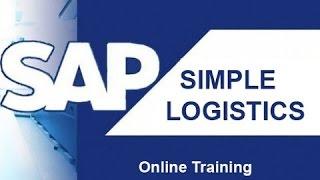 SAP S/4 Hana Simple Logistics Training Video | Simple Logistics 1610 1511 Online Course tutorial