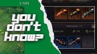 The Ants: Underground Kingdom - 5 pro tips that you may not know