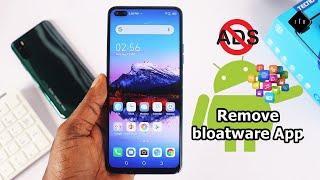 How to Remove Annoying Ads and Bloatware on Tecno Camon 16, Infinix Zero 8 and Xiaomi Smartphones.