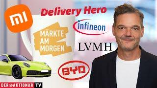 Märkte am Morgen: BYD, Xiaomi, PDD, VW, Porsche, Delivery Hero, Infineon, Novo Nordisk, ASML, LVMH